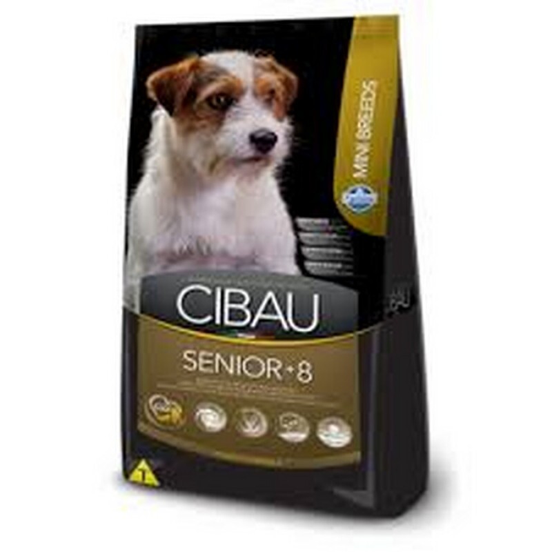 Ração Cibau Mini Breeds 8+ Senior para Cães Adultos de Raças Pequenas 3KG