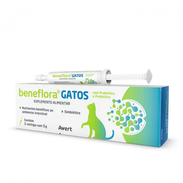 Suplemento Avert Beneflora em Pasta Para Gatos 5g
