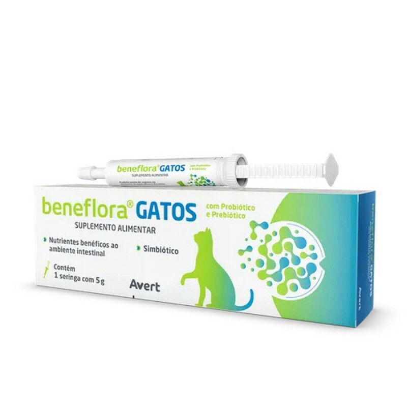 Suplemento Avert Beneflora em Pasta Para Gatos 5g