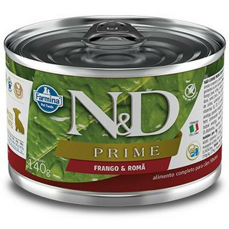 Ração Úmida N&D Prime Cães Filhotes Frango e Romã 140 g