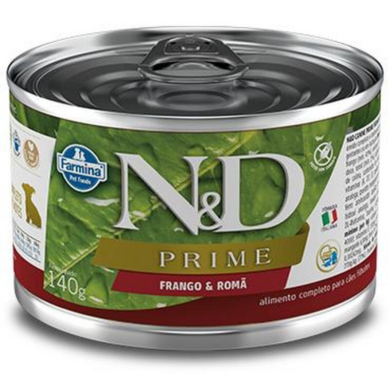 Ração Úmida N&D Prime Cães Filhotes Frango e Romã 140 g
