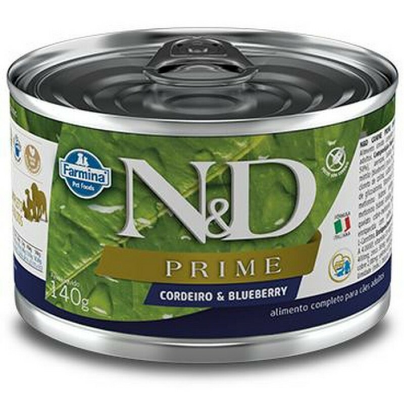 Ração Úmida N&D Prime para Cães Adultos Sabor Cordeiro e Blueberry 140g