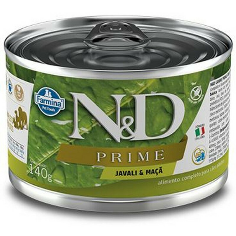 Ração Úmida N&D Prime Cães Javali e Maçã 140 g
