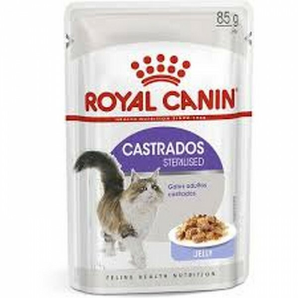 Ração Úmida Royal Canin Sachê Castrados Jelly para Gatos Adultos Castrados 85 g