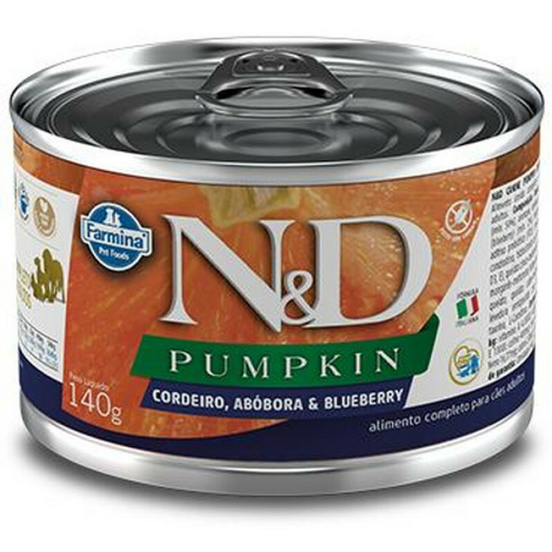 Ração Úmida N&D Pumpkin para Cães Adultos Sabor Cordeiro, Abóbora e Blueberry 140g