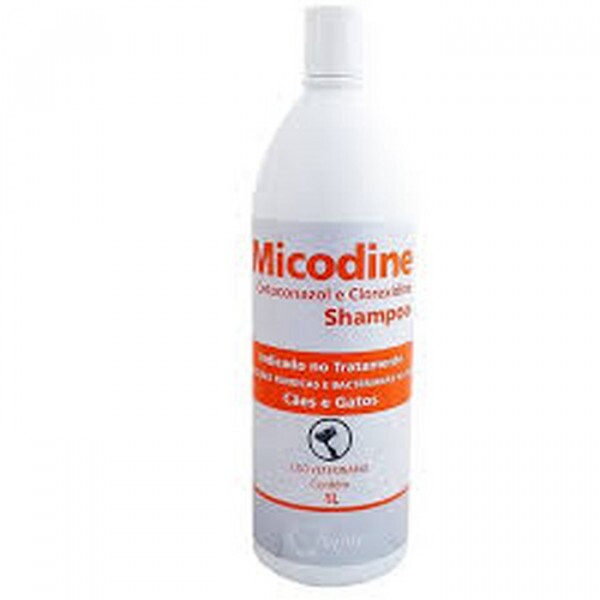 Shampoo Micodine para Cães e Gatos Syntec FRASCO 1000ML