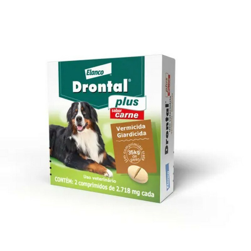 Drontal para Cães de 35kg Sabor Carne