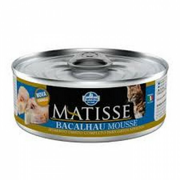Ração Úmida Matisse Mousse Gatos Adultos Bacalhau 85 g