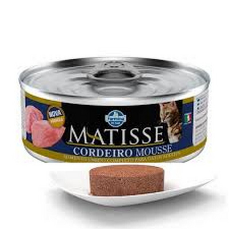 Ração Úmida Matisse Mousse Gatos Adultos Cordeiro 85 g
