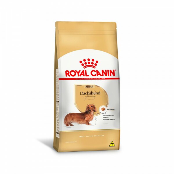Ração Royal Canin para Cães Adultos da Raça Dachshund 7,5KG 