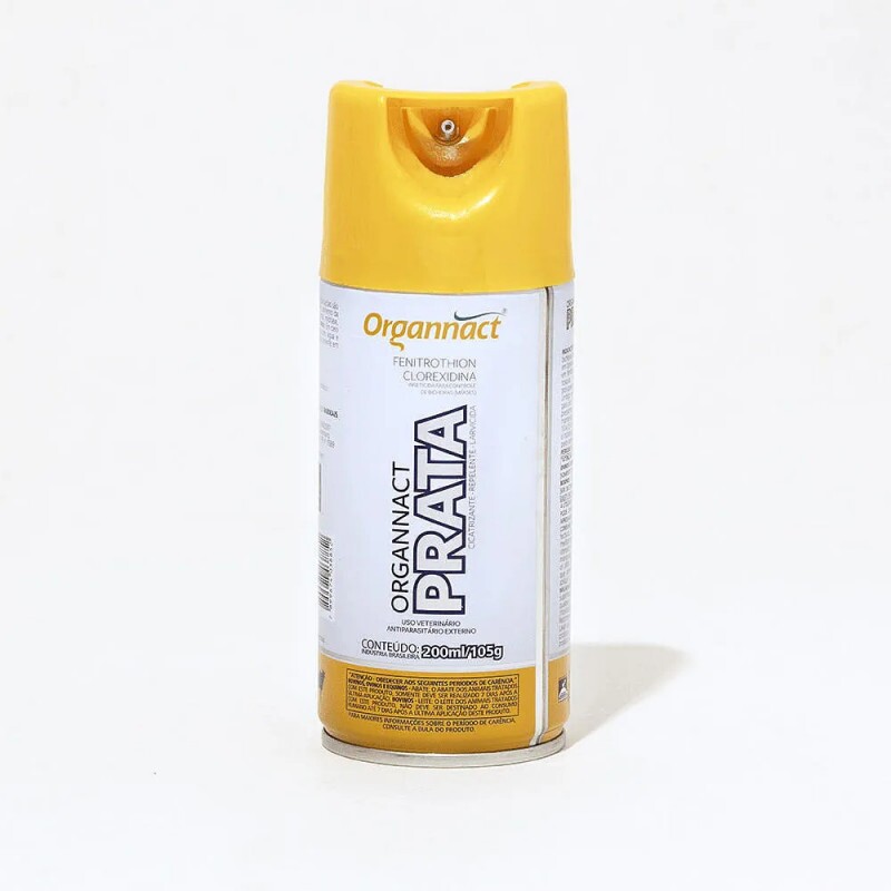 Organnact Prata Spray Antiparasitário 200 ml