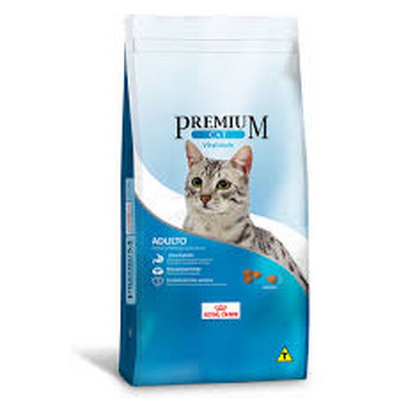 Ração Royal Canin Premium Cat Vitalidade para Gatos Adultos 1 kg
