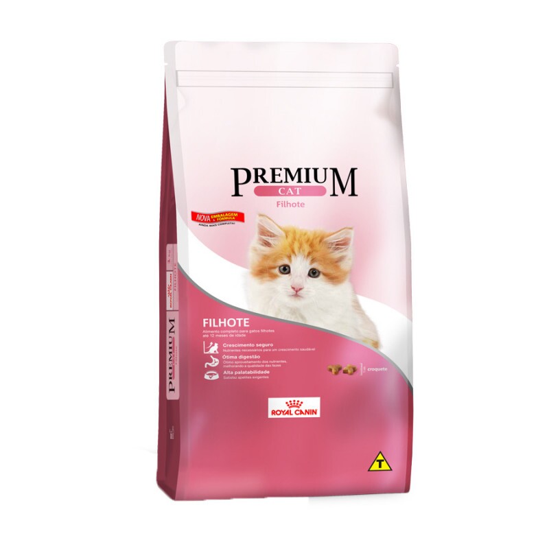 Ração Royal Canin Premium Cat para Gatos Filhotes 10,1 KG 