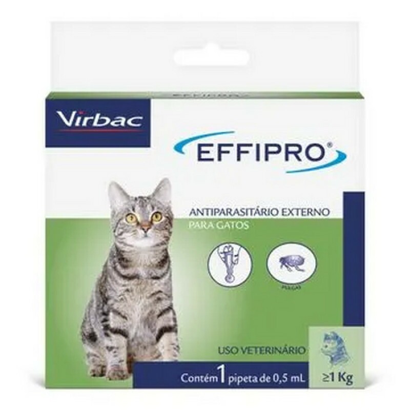 Antipulgas Effipro para Gatos Virbac 1 pipeta