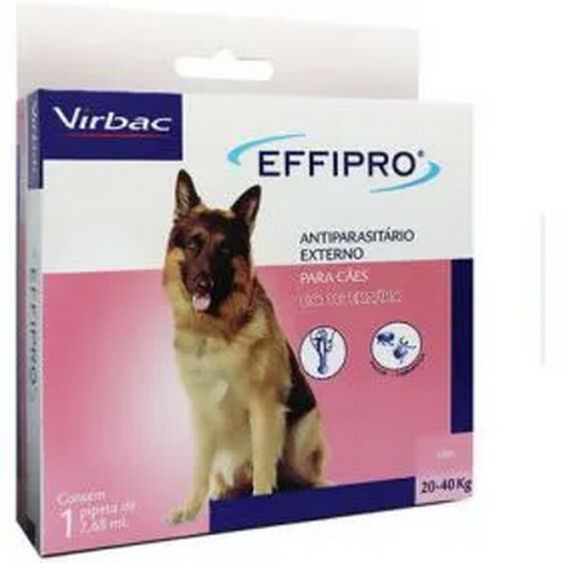 Antipulgas e Carrapatos Effipro Cães 20 a 40kg 1 pipeta