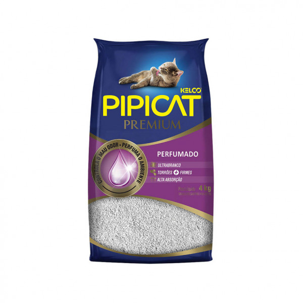  Granulado Sanitário Pipicat Premium Perfumado 4 KG
