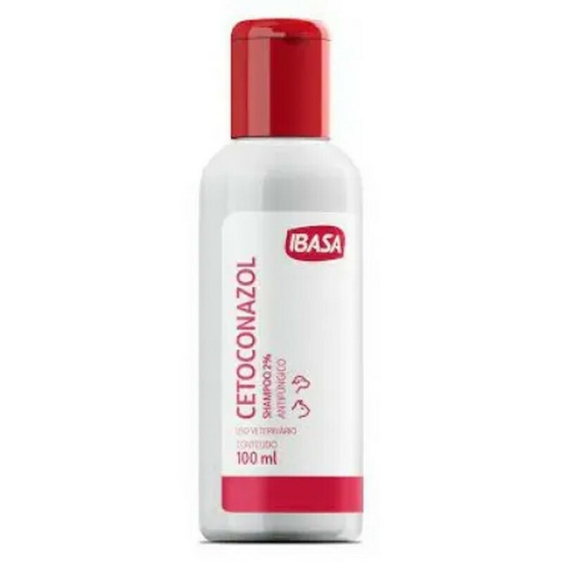 Cetoconazol Shampoo 2% Ibasa para Cães e Gatos 100 ml