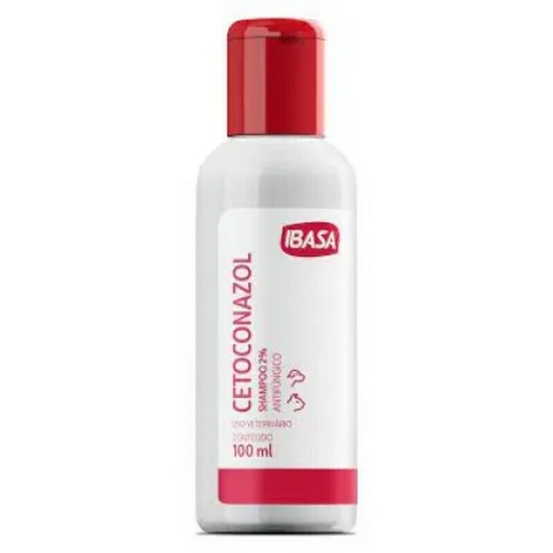 Cetoconazol Shampoo 2% Ibasa para Cães e Gatos 100 ml