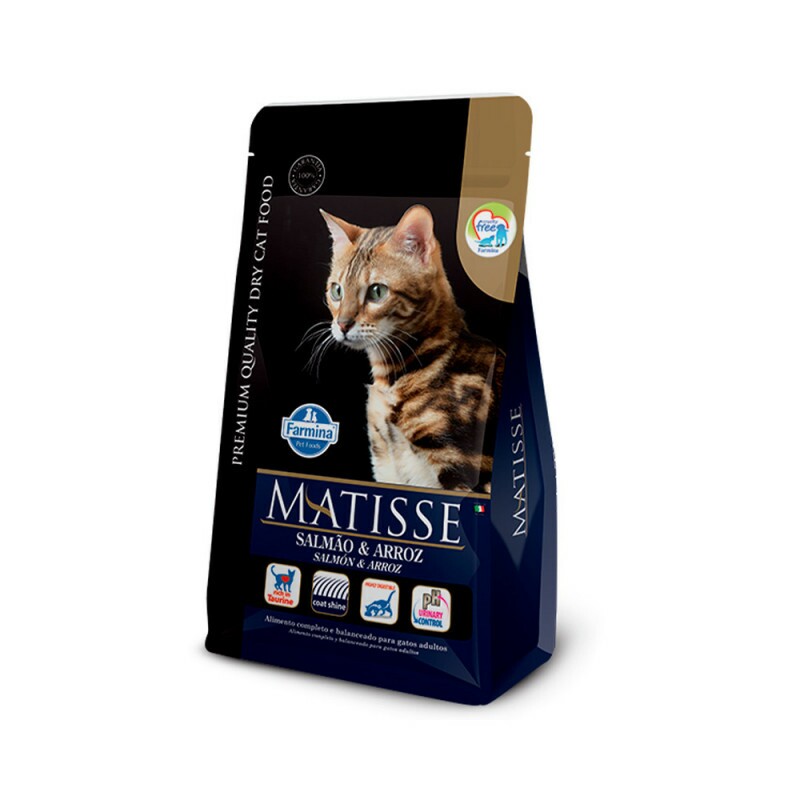 Ração Matisse Gatos Adultos Salmão e Arroz  800G