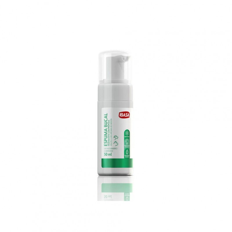 spuma Bucal Higienizador Cães e Gatos Ibasa 50 ml