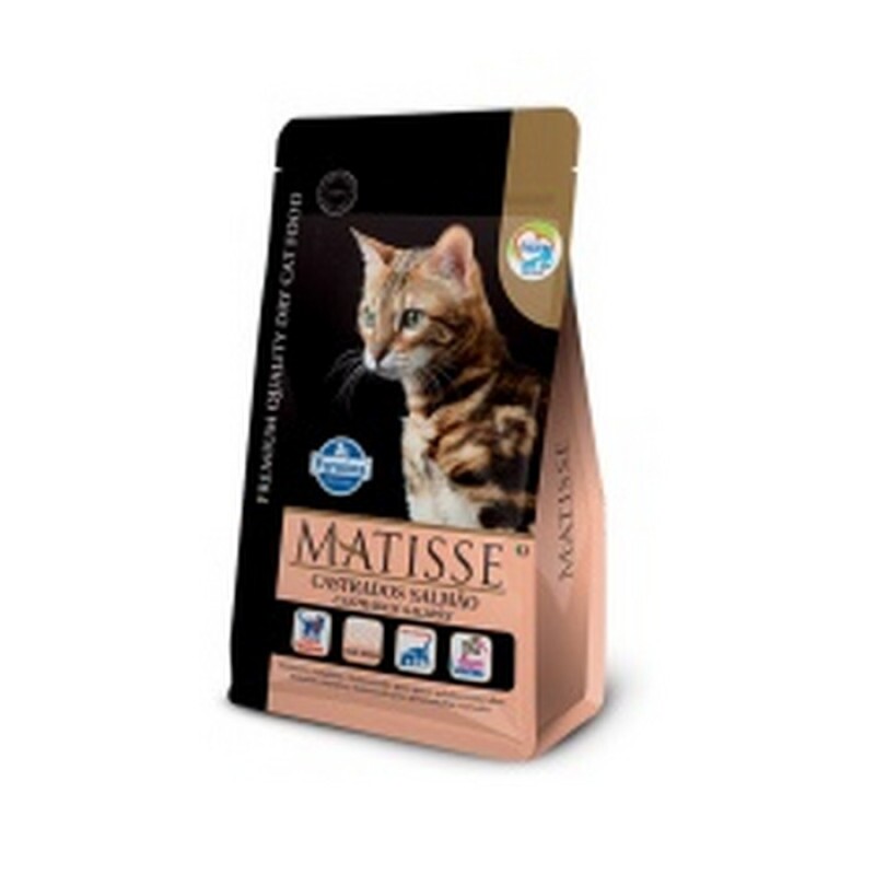 Ração Farmina Matisse para Gatos Adultos Castrados Sabor Salmão 800GR