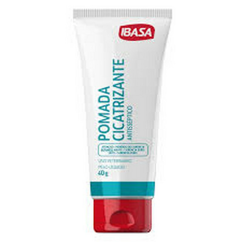 Pomada Cicatrizante Animal Health Ibasa Antisséptico 40G 