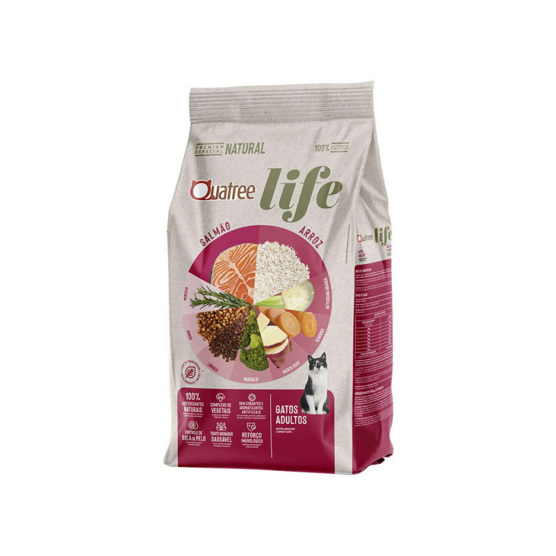 Ração Quatree Life Gatos Adultos 3 kg