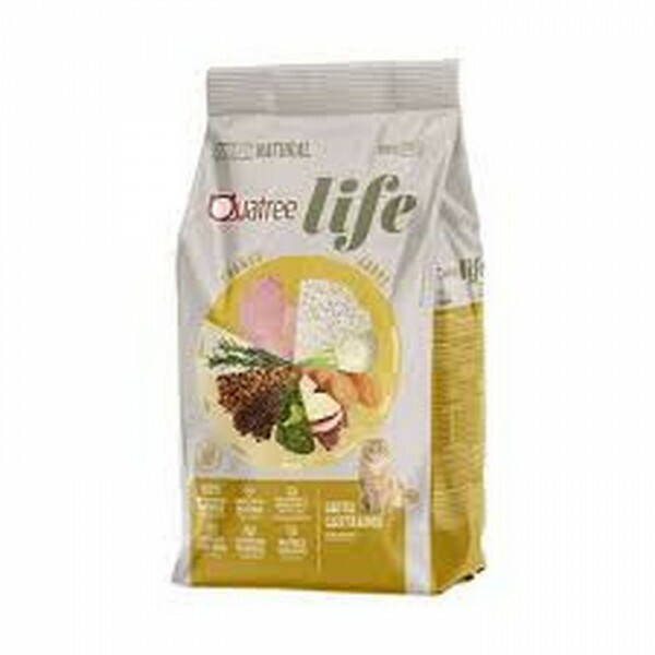 Ração Quatree Life Gatos Castrados Frango e Arroz 10,1 kg