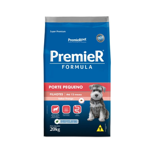 Ração Premier Fórmula Cães Filhotes Raças Pequenas 20KG