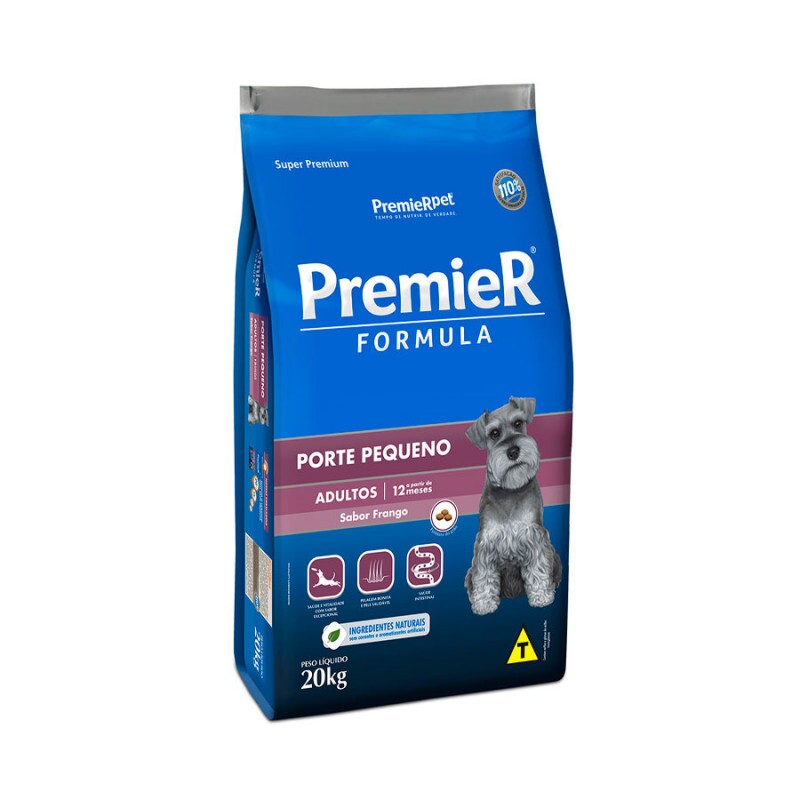 Ração Premier Formula Cães Adultos Raças Pequenas Frango 20KG