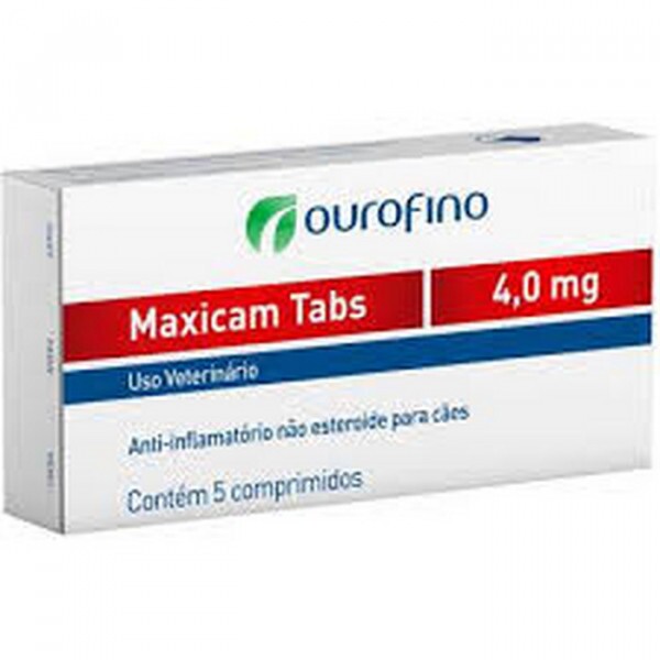 Anti-inflamatório Ouro Fino Maxicam Tabs - 4 mg