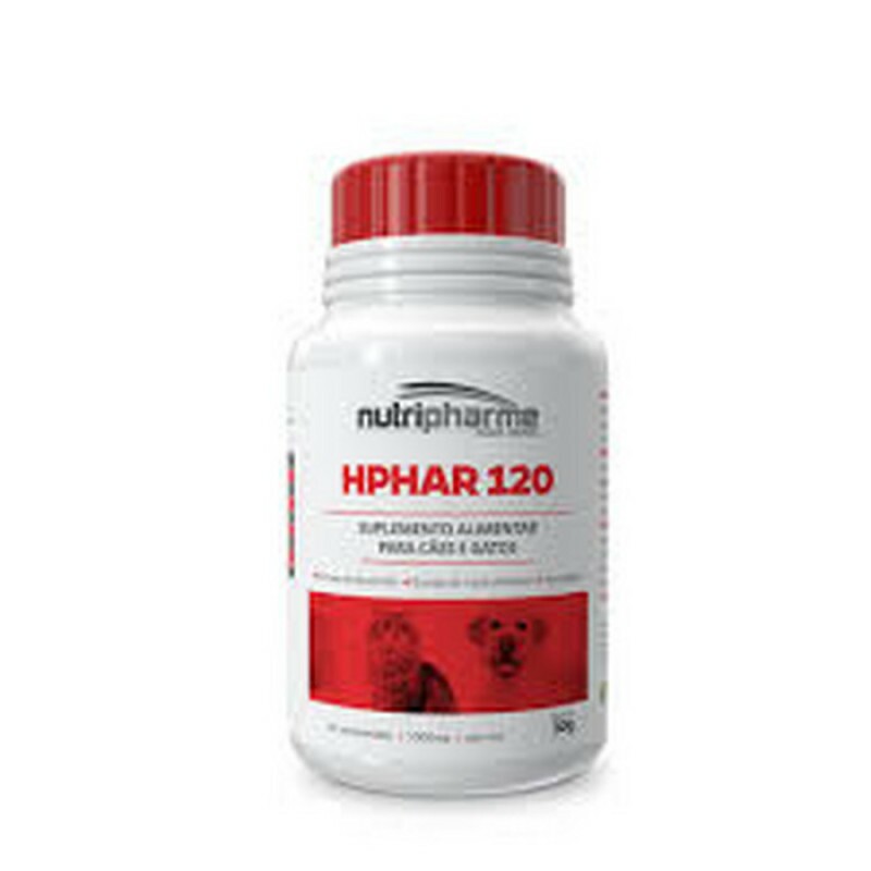 Hphar 120 Suplemento para Cães e Gatos 30 Comprimidos