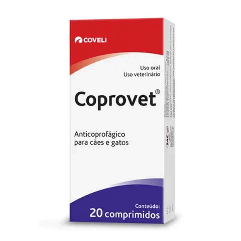 Coprovet Anticoprofágico para Cães e Gatos 20 Comprimidos