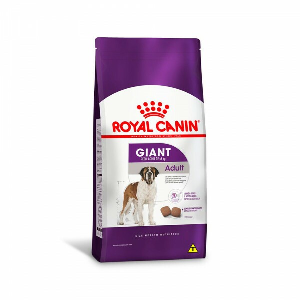 Ração Seca Royal Canin Giant para Cães Adultos ou Idosos de Raças Gigantes - 15 Kg