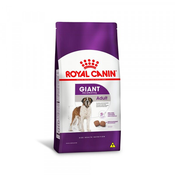 Ração Seca Royal Canin Giant para Cães Adultos ou Idosos de Raças Gigantes - 15 Kg