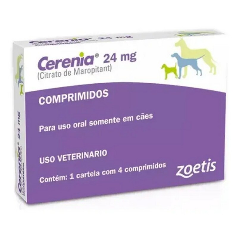 Cerenia 24mg Zoetis 4 Comprimidos