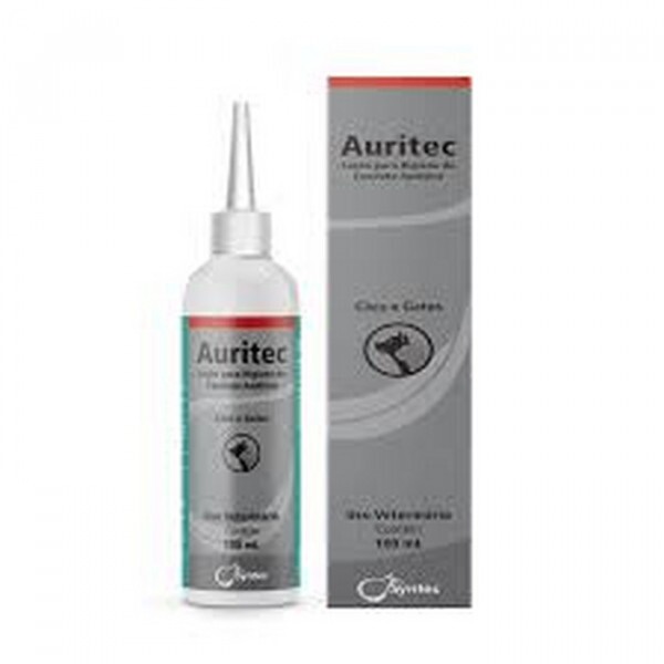 Auritec Syntec Loção para Higiene do Conduto Auditivo de Cães e Gatos 100 ml