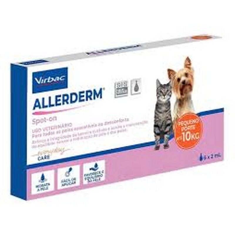 ALLERDERM SPOT Spot On para Cães e Gatos 2 ml PIPETA UNIDADE