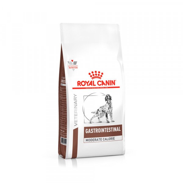 Ração Seca Royal Canin Veterinary Diet Gastrointestinal Moderate Calorie para Cães Adultos 2KG
