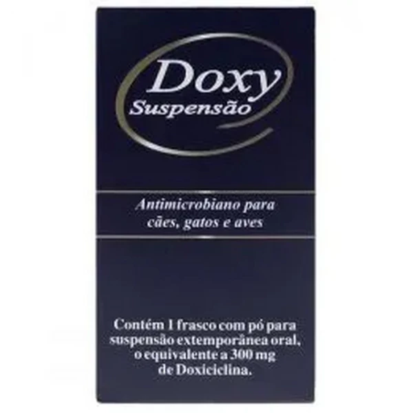 Doxy Suspensão Cepav 300mg Antibiótico para Cães e Gatos