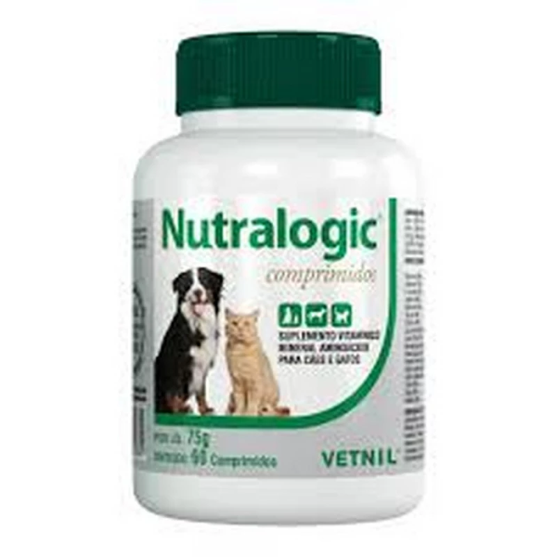 Nutralogic Comprimidos para Cães e Gatos 75 g
