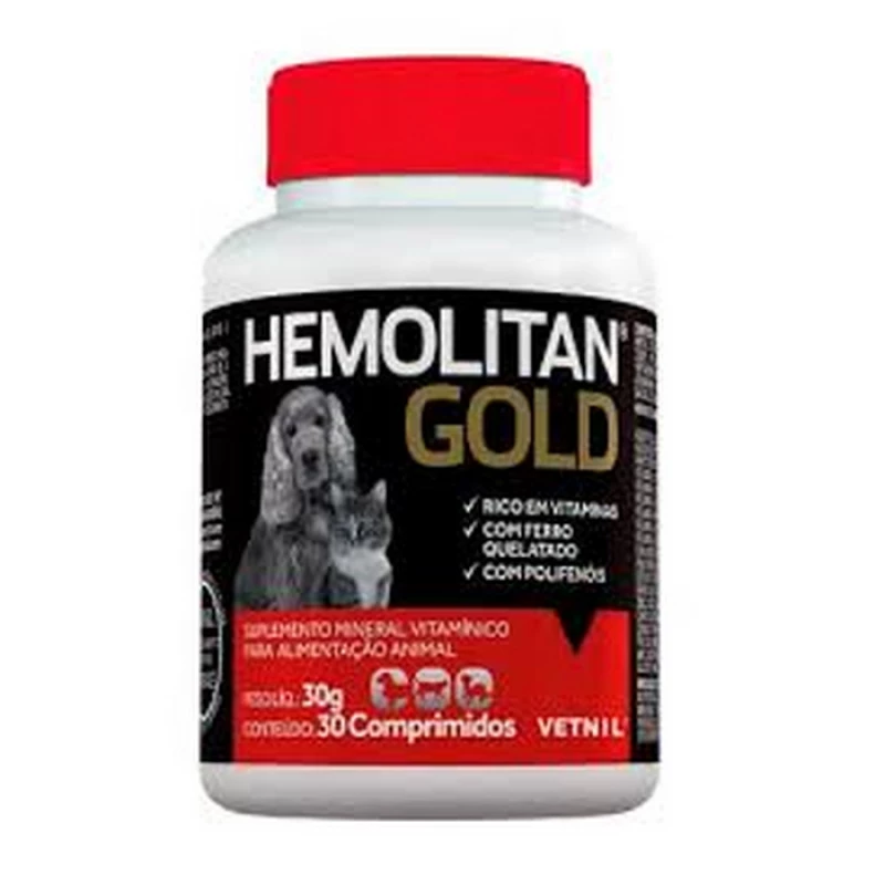 Suplemento Hemolitan Gold 30 comprimidos 30 g