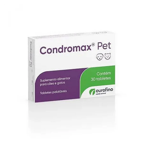Suplemento para Cães e Gatos Condromax Pet 30 tabletes