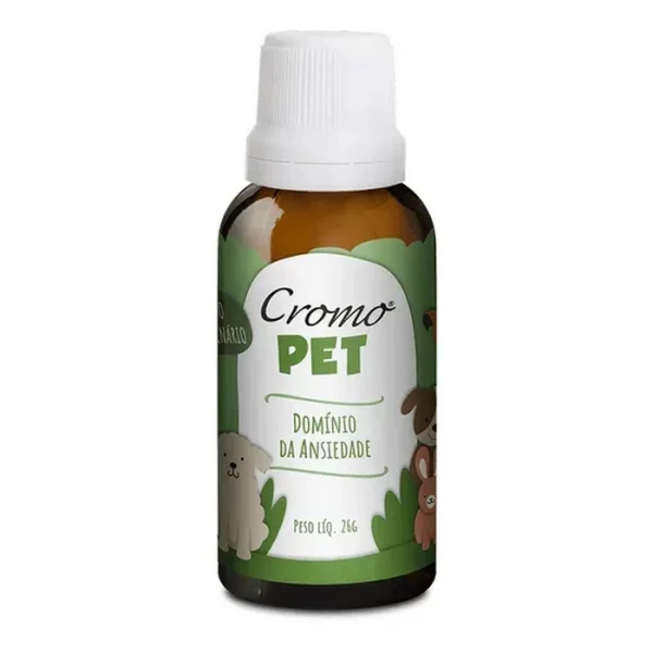 Domínio da Ansiedade Pet Floral ANSIECALM PET 26g - CromoPet Cromo Pet