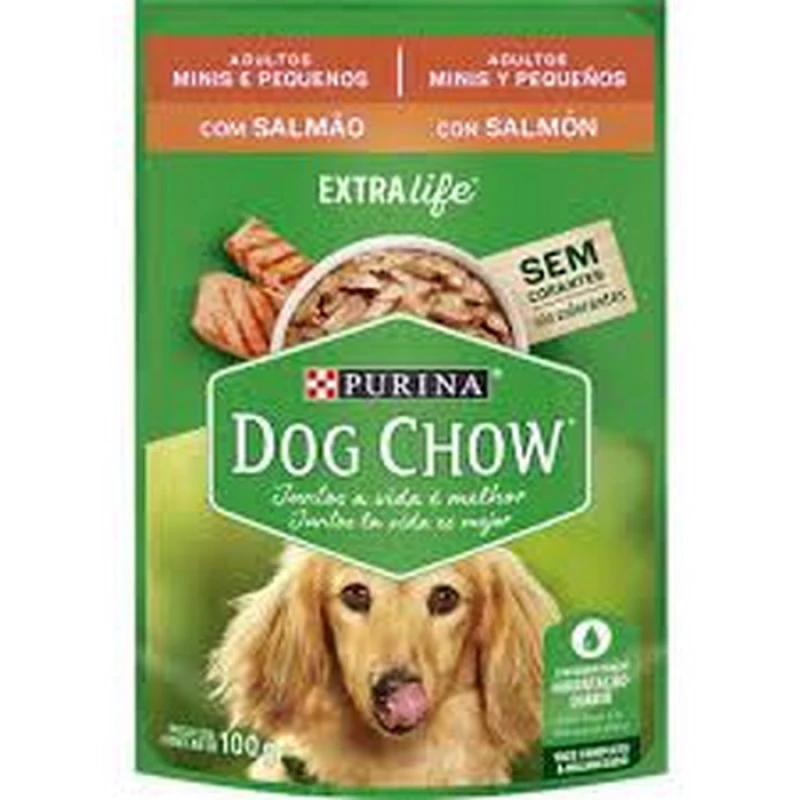 DOG CHOW Sache Adulto Racas Pequenas Salmao 100g