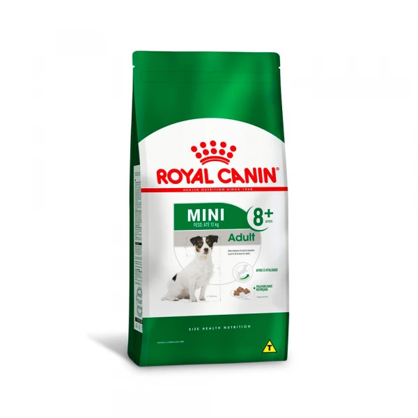 Ração Royal Canin Mini Adult 8+ Cães Adultos 7,5KG - UN