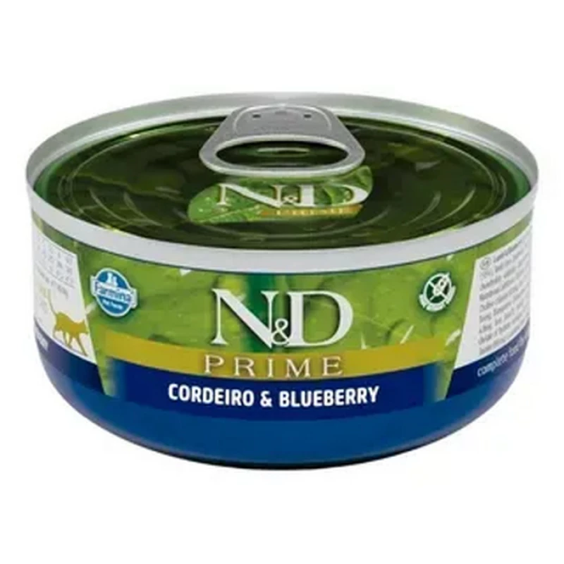 Ração Úmida N&D Prime Cães Cordeiro e Blueberry 70g