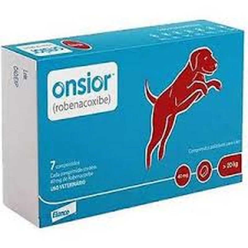 Onsior 40mg Anti-inflamatório para Cães 7 comprimidos