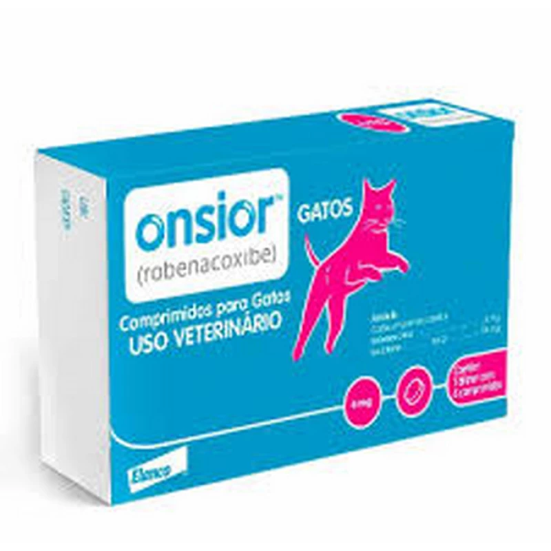 Onsior 6mg Anti-inflamatório para Gatos 6 comprimidos