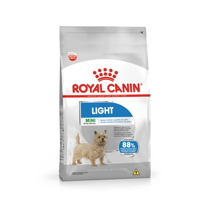 Ração Royal Canin Mini Light Cães Adultos 7,5KG 